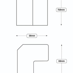 Wall Corner Fillet (XX12) (Hockley)