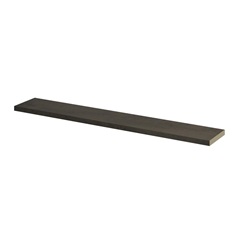 Hockley Textured Dark Stone Square Continuous Cornice/Pelmet