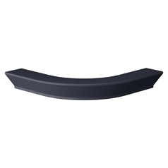 Halesworth Grain Navy 349mm Left Hand Curved Classic Cornice