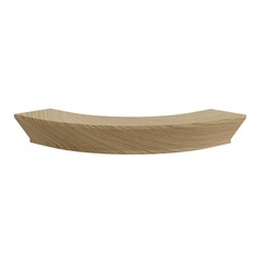 Grained Oak 349mm Left Hand Curved Classic Cornice