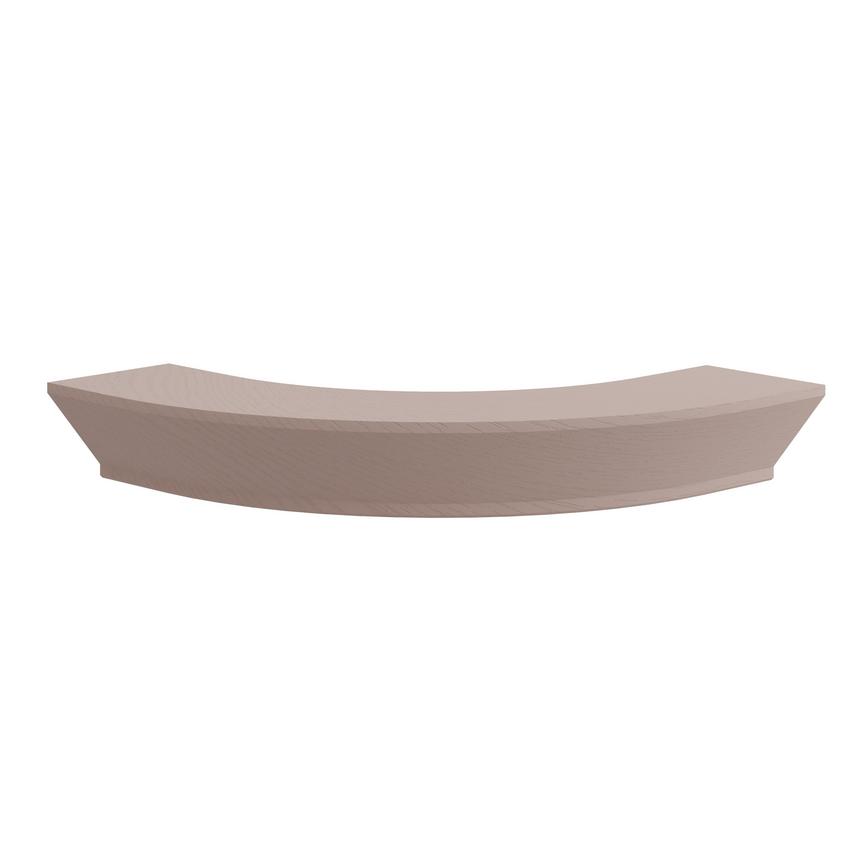 Grained Antique Rose 349mm Left Hand Curved Classic Cornice
