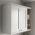 Chilcomb Porcelain Square Profile Cornice/Pelmet fitted with wall cabinet