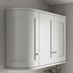 Chilcomb Porcelain Curved Cabinet Cornice/Pelmet Return Square Profile fitted with wall cabinet