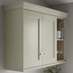 Elmbidge Sage Green Decorative Cornice with wall cabinet