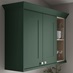 Fir Green Classic Profile Cornice with wall cabinet