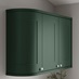 Fir Green Curved Cabinet Cornice/Pelmet Return Square Profile with wall cabinet
