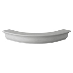 Grain Dove Grey 362mm Curved Decorative Corner Return