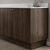 Hockley Textured Walnut 2.75m x 165mm x 15mm Plinth Fitted To A Cabinet