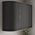 Gloss Charcoal Square Curved Cornice or Pelmet