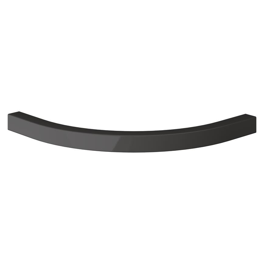 Gloss Charcoal Square Curved Cornice or Pelmet