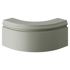 Chilcomb Grain Reed Green 332mm x 180mm x 332mm Decorative Curved Plinth