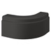 Halesworth Grain Charcoal 332mm x 180mm x 332mm Decorative Curved Plinth