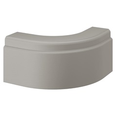 Halesworth Grain Pebble 332mm x 180mm x 332mm Decorative Curved Plinth