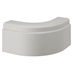 Halesworth Grain Porcelain 332mm x 180mm x 332mm Decorative Curved Plinth