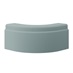Grain Seafoam 332mm x 180mm x 332mm Decorative Curved Plinth