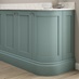 Halesworth Grain Seafoam 332mm x 180mm x 332mm Decorative Curved Plinth