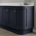 Chilcomb Navy Curved Base End Plinth