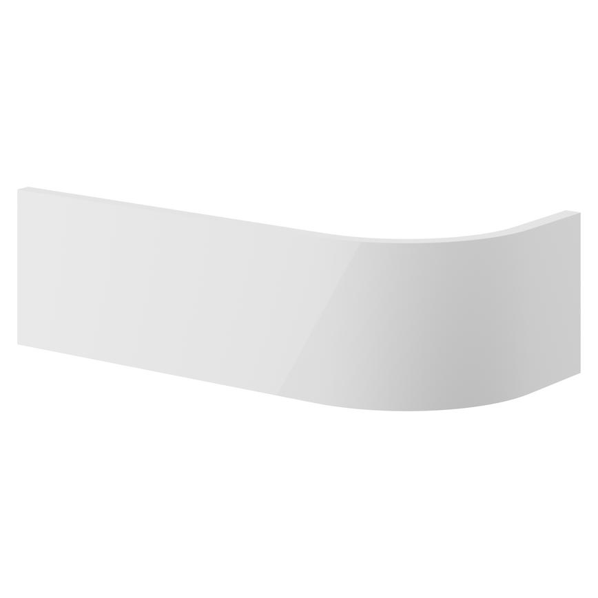 Clerkenwell Gloss Gloss White 563mm x 18mm Curved Plinth