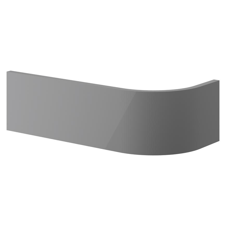 Clerkenwell Gloss Slate Grey 563mm x 18mm Curved Plinth