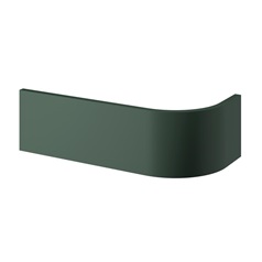 Chelford Fir Green Curved Base End MDF Plinth