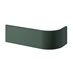 Chelford Fir Green Curved Base End MDF Plinth
