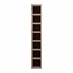 Hockley Textures Walnut 150mm Tall Wine Rack