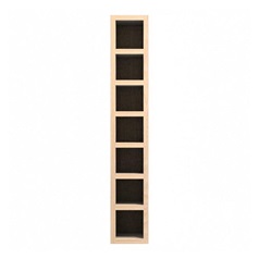 Hockley Textures Oak 150mm Tall Wine Rack