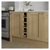 Grained Oak 150mm Wine Rack Lifestyle