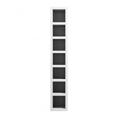 Hockley Super Matt Dove Grey 150mm Tall Wine Rack