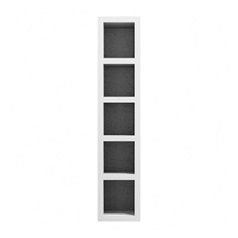 Grained Dove Grey 150mm Wine Rack