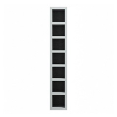 Clerkenwell Super Matt Slate Grey 150mm Tall Wine Rack