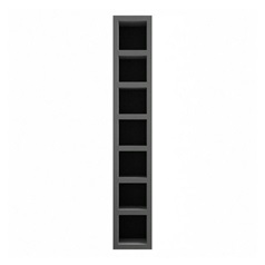 Fairford Charcoal 150mm Tall Wine Rack