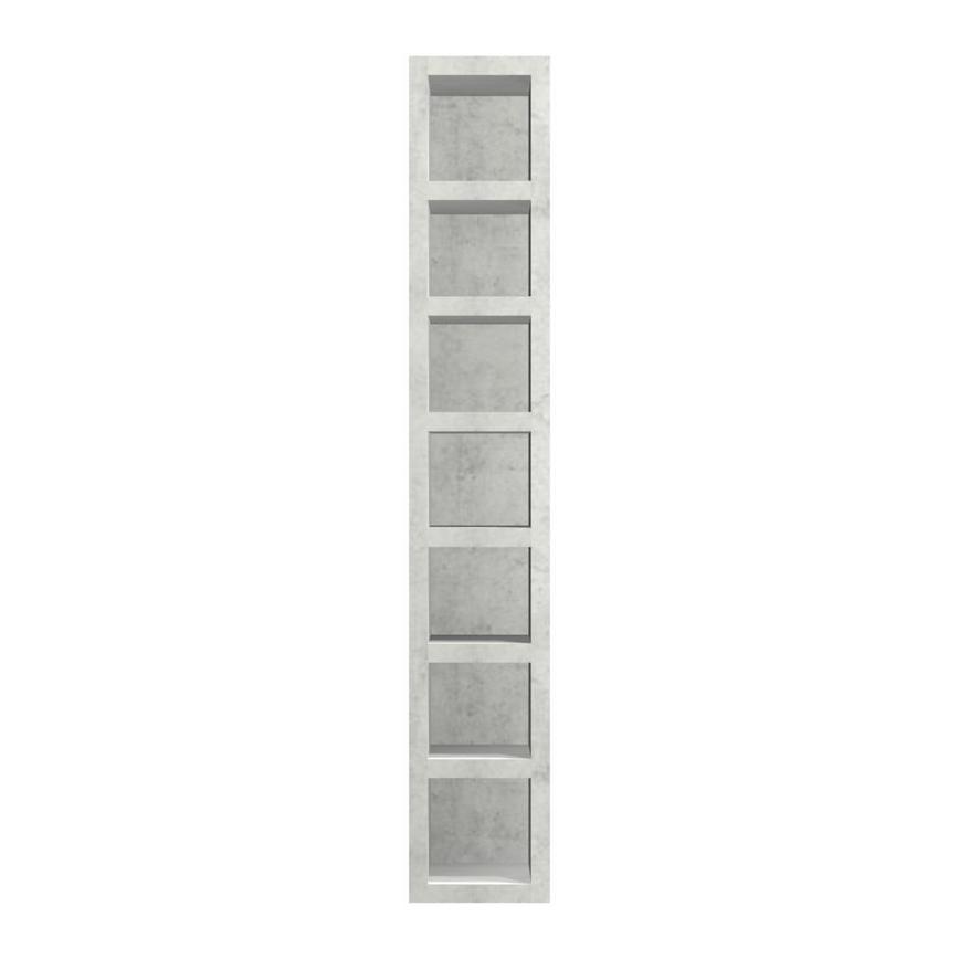 Hockley Texture Concrete 150mm Tall Wine Rack