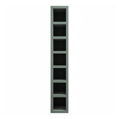 Hockley Super Matt Fir Green Tall Wine Rack