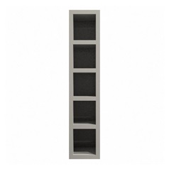 Mirror Gloss Sand Grey 150mm Wine Rack