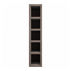 Hockley Textures Dark Oak Wine Rack