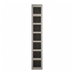 Clerkenwell Matt Metallic Titanium 900mm x 150mm Wine Rack Primary Cut Out