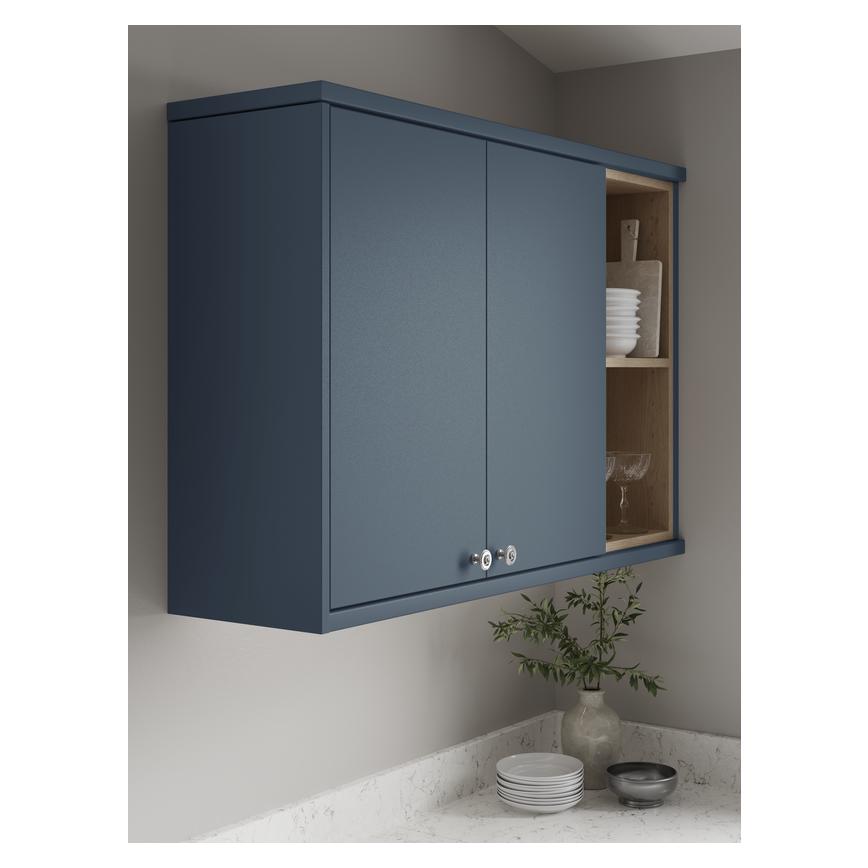 Matt Marine Blue Tall Wall Corner Fillet