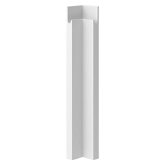 Clerkenwell Super Matt White Half Height Base Carousel Corner Fillets