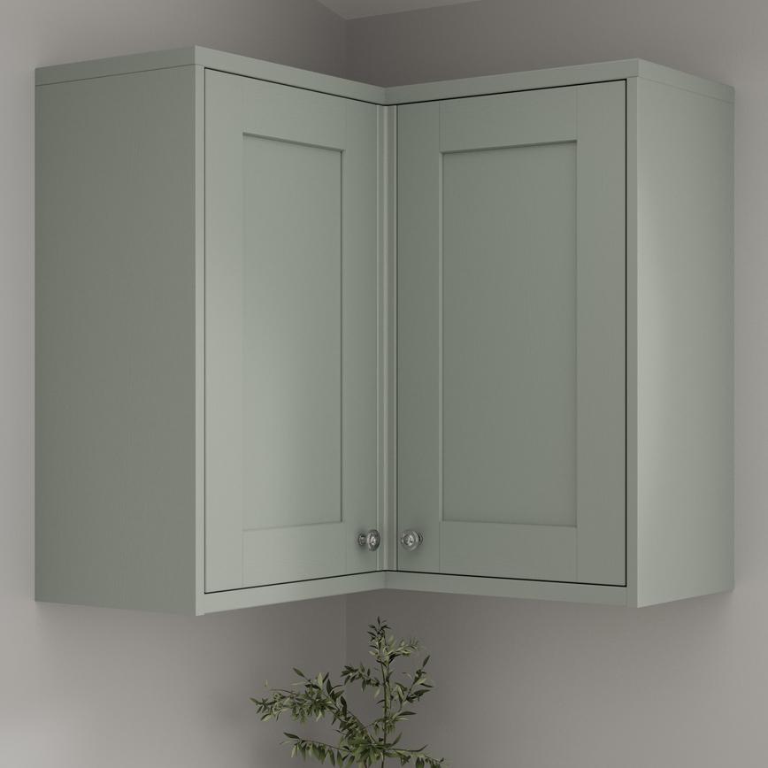 Halesworth Grain Reed Green 752mm x 310mm x 18mm End Panel