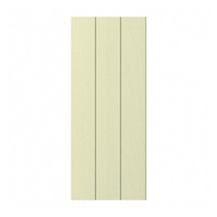 Sage Green Tongue and Groove Full Height Wall Decor End 752mm