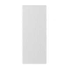 Grained Dove Grey Full Height Wall Decor End 752mm