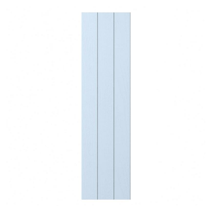 Chilcomb Dusk Blue Tongue and Groove Tall Wall Decor End182mm