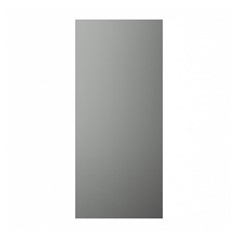 Gloss Charcoal 16mm Tall Deep Wall Decor End