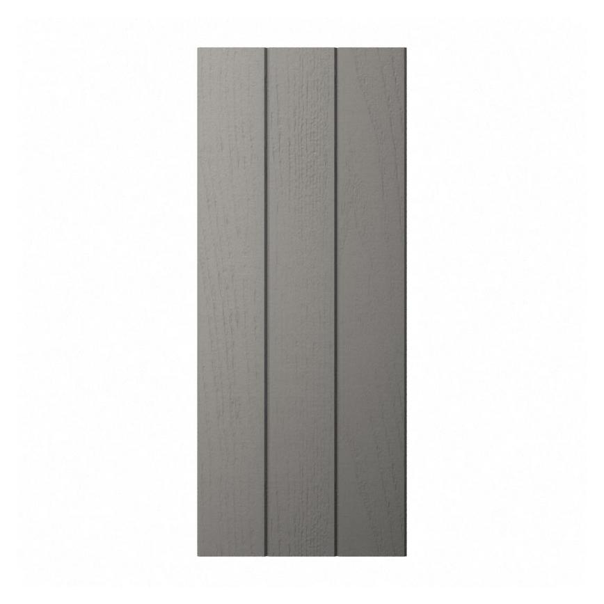 Charcoal Tongue and Groove Full Height Wall Décor End - 752mm