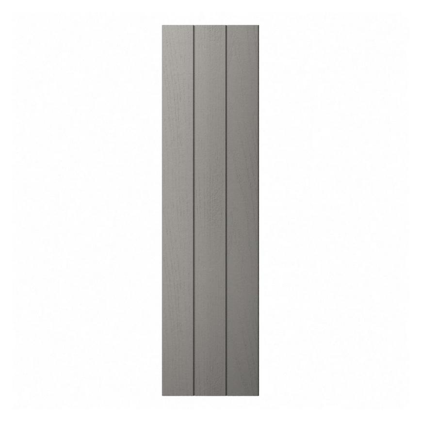 Charcoal Tongue and Groove Tall Wall Décor End - 1182mm