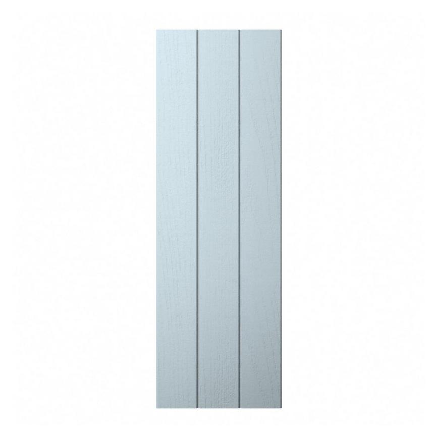 Dusk Blue Tongue and Groove Tall Wall Décor End - 932mm