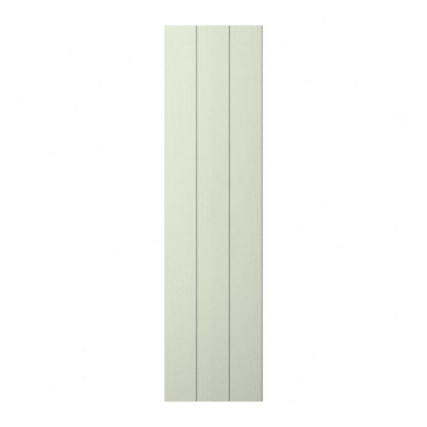 Sage Green Tongue and Groove Tall Wall Décor End - 1182mm