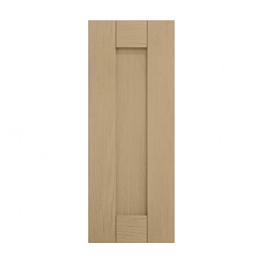 Grained Oak Curved Base Decor End