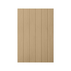 Grained Oak Tongue and Groove Base Décor End